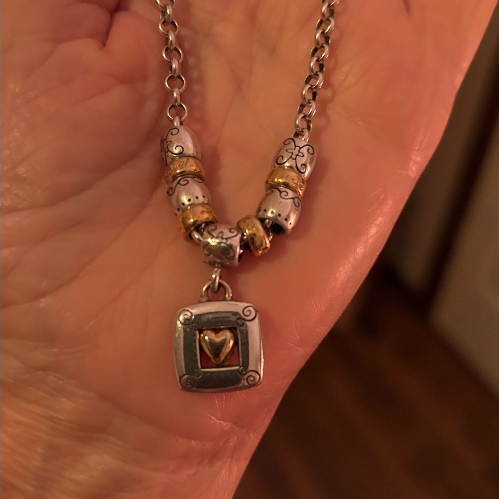 Brighton Elegant Silver and Gold Necklace - Picture 4 of 4
